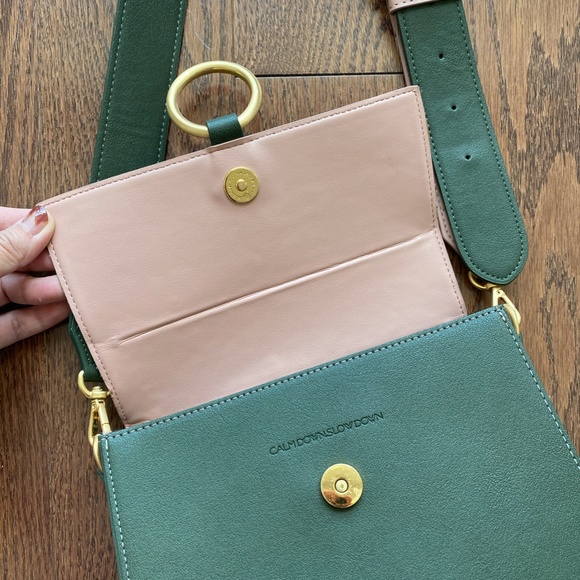 Wconcept Two Strap Bag Ver.2_pink-khaki for sale - Picture 7 of 9